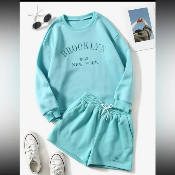 Turquoise Lounge Set 🦋 - Picture 1 of 6